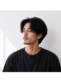 20代30代40代/メンズセンターパートスタイル
