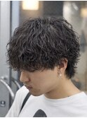 縦落ちパーマシャドウパーマサーフカールフェザーパーマ