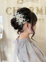 シャルム(CHARME)&nbsp;成人式・結婚式・お呼ばれなど上品さと華やかさがあるヘアセット