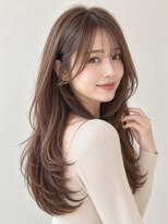 エクラ バイ キョウト(eclat by kyoto) セミロング20代30代ストレートレイヤー前髪なし前髪あり二条