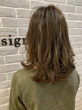 サインヘアー(sign hair) ふんわりくびれセミディ