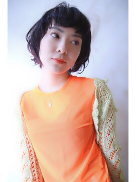 ブーケ(BOUQUET) 黒髪・毛先軽めボブ・前髪短め・ショートボブ・マッシュ