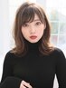 会員様（胸上の方）カット＋カラー（全体染め）15350円→12820円