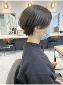 giinii_渋谷_ハンサムショート_オリーブカラー（ryota_hair）