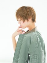 イグレックビス(igrek bis)&nbsp;IGREKBISジグザグバング×ブルージュ×3Ｄカラー×ミニマムボブ