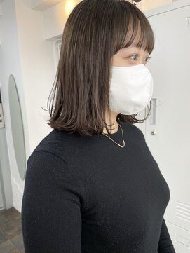 イコ 表参道原宿(ico) オリーブグレージュ イルミナカラー ブリーチなし