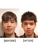 クランク(CRANK)&nbsp;春にピッタリ♪さわやかツーブロックスタイル