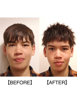 クランク(CRANK) 春にピッタリ♪さわやかツーブロックスタイル