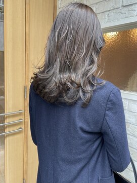 ニア 清澄白河(nir) 〈清澄白河 半個室〉ブリーチなし/くすみベージュ