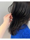 ミディアム×アッシュグレージュ