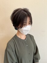 ポレン ドレッサーズ(Pollen Dressers)&nbsp;刈り上げ×ハンサムショート 30代40代50代似合わせカット