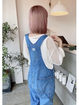 シーソー(SEA SAW) ピンクベージュ×ボブ【SEA SAW】