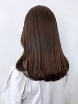 アイティーバイアルバム 下北沢店(IT by ALBUM)&nbsp;チョコブラウン_グレージュカラーボブウルフ_ba402391