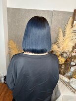 ヘアーデザインルアナ(Hair design Luana.) 暗めブルーグレー