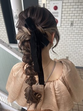 フェリーチェ(Felice) 編みおろし　ヘアセット　お呼ばれヘア