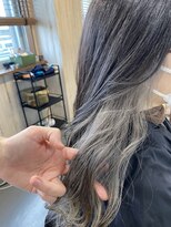 シュクルヘアー(Sucre Hair)&nbsp;ホワイトグレージュ＊インナーカラー