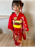七五三/七五三着付け/七歳ヘア/平塚七五三/7歳