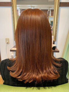 ネウィサリュー 立川(newi saLyu) 韓国ヘア/顔周りレイヤー/外ハネミディアム/髪質改善/縮毛矯正