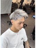 ホワイトツイストパーマ