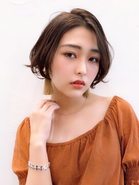 セイドット オモテサンドウ(Say. omotesando) say.こなれミディ前髪なしショートアッシュブラウンイメチェン