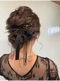 お呼ばれヘアー