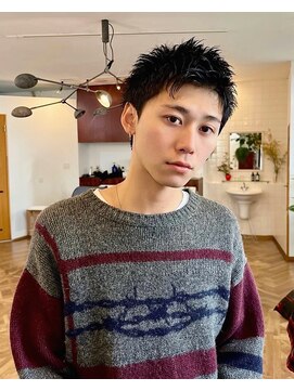 グリーンミドル(GREEN middle) メンズカット:メンズショート/スパイキー/短髪/ベリーショート