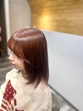 エスト 小倉(est) ブリーチ又はWカラーで叶うオレンジカラー/結べるレイヤー