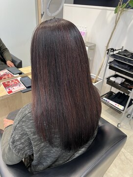 イヴォークトーキョーオーサカ(EVOKE TOKYO osaka) 素髪ケアトリートメント×縮毛矯正