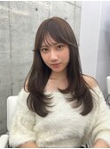 上品可愛い◇韓国くびれヘアショコラベージュ