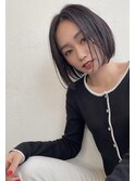 Rumor/ダークトーン/ブラックカラー/ミニボブ/ショート/
