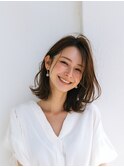 ボブヘア/イメチェン/外ハネボブ/美髪/ワイドバング/髪型