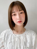 アプリコットオレンジくびれヘアハイライトカラー夏