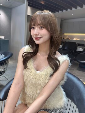 ロンド ロワール 門前仲町(Lond Loire) 韓国レイヤーカット/くびれ巻き/前髪顔周り/セミディ[門前仲町]