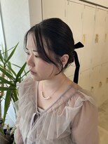 サラ ビューティー サイト 古賀店(SARA Beauty Sight)&nbsp;【お呼ばれヘア】20代30代/上品/シンプル/シニヨン/アレンジ