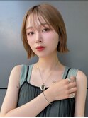 似合わせボブ 切りっぱなし フェイスレイヤーt918