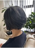ヘナで大人綺麗めボブ