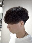 シャドウパーママッシュ波巻きパーマスパイラルパーマ
