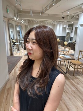 くびれヘア透明感カラー7.26