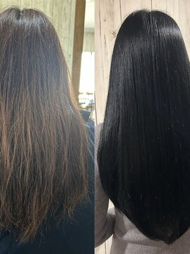 ルルズ(LULUS) 美髪ストレート/before.after