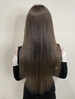 ヘアーデザイン ジェルム(Hair Design germe)&nbsp;プルエクステ暗めグレージュヘア #しのだスペシャル