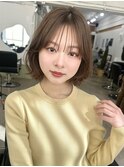 くびれボブミルクブラウン2