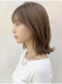 武蔵小杉/レイヤーボブ/ブリーチなし/ミルクティー/ショートボブ
