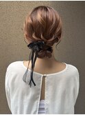 シニヨンアレンジ
