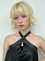 サロウィン 新潟万代店(SALOWIN) ウルフレイヤーボブ×ブロンド
