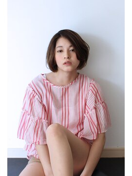 アトリエサニーデイ(atelier SUNNY DAY) ボブ/ショートボブ/ベージュブラウン/ハイライト/大人ボブ