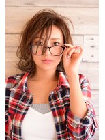 サダル(hair salon Sadal) ナチュラル外ハネグレージュ