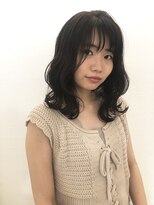 ヘアーアンドメイク ソファー 泉中央店(hair&make Sofa) 透明暗髪ウェーブ