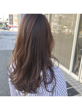 アルマヘアー(Alma hair by murasaki) ベージュカラーにほんのりラベンダーを