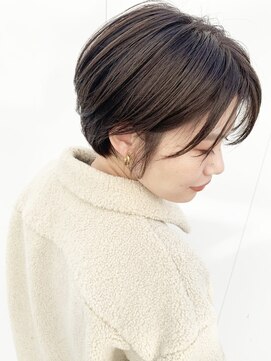 シュリット 溝の口(schritt) おしゃれ暗髪ショート＊＊　schritt mutsuki