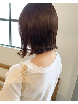 ステイシー(stay she) 簡単スタイリング× 切りっぱなしボブ